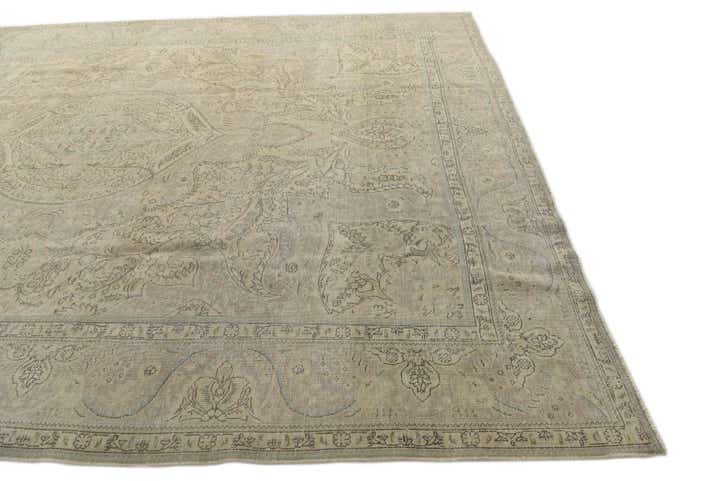 9' 9 x 12' 6 Hand Knotted Ultra Vintage Persian Wool Rug