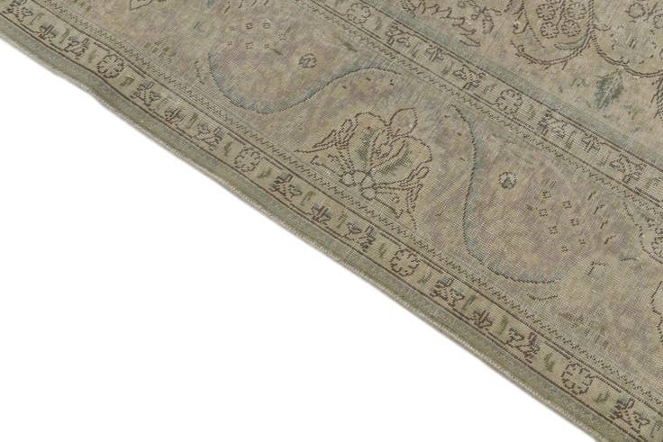 Detail image of 9' 9 x 12' 6 Hand Knotted Ultra Vintage Persian Wool Rug