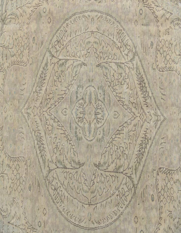 Detail image of 9' 9 x 12' 6  Hand Knotted Ultra Vintage Persian Wool Rug