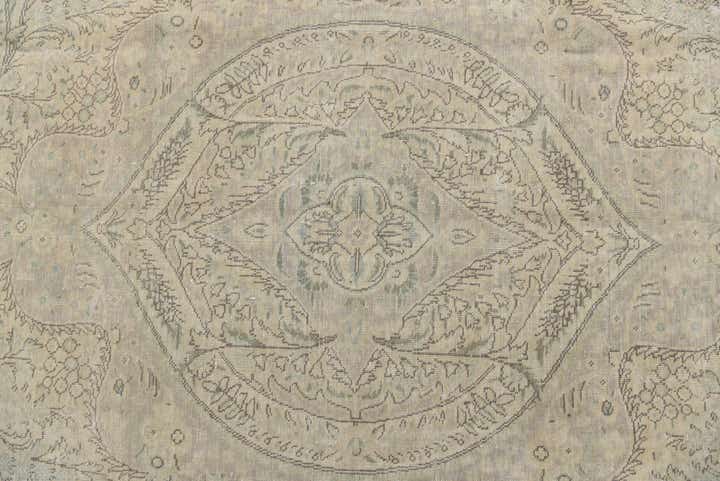 9' 9 x 12' 6 Hand Knotted Ultra Vintage Persian Wool Rug