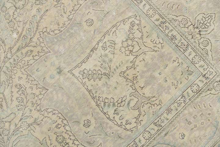 9' 9 x 12' 6 Hand Knotted Ultra Vintage Persian Wool Rug