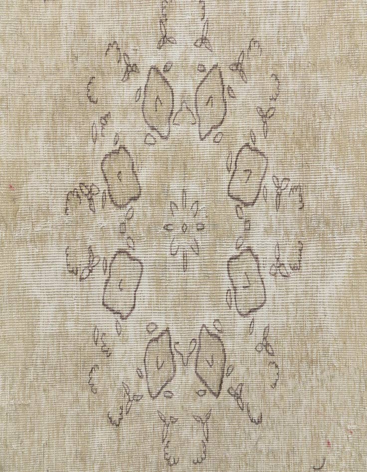 Detail image of 6' 1 x 9' 4  Hand Knotted Ultra Vintage Persian Wool Rug