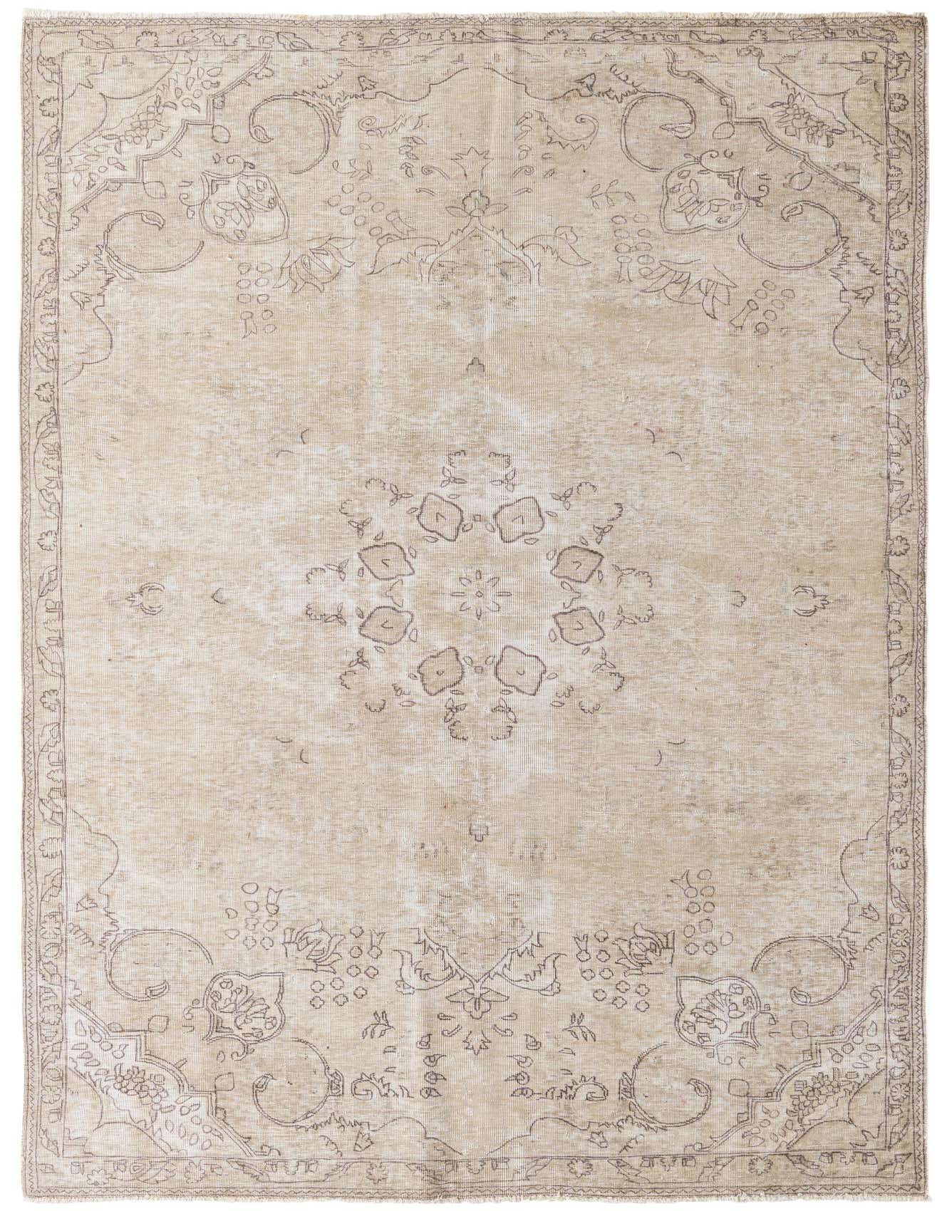 Primary image 6' 1 x 9' 4  Hand Knotted Ultra Vintage Persian Wool Rug