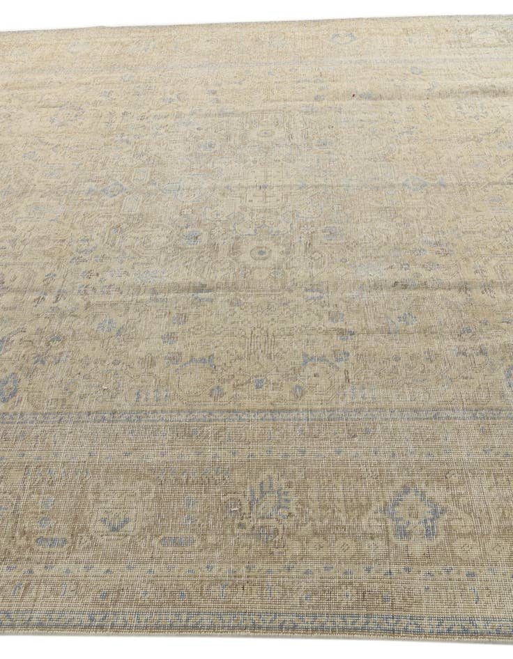 Detail image of 9' 5 x 12' 10  Hand Knotted Ultra Vintage Persian Wool Rug