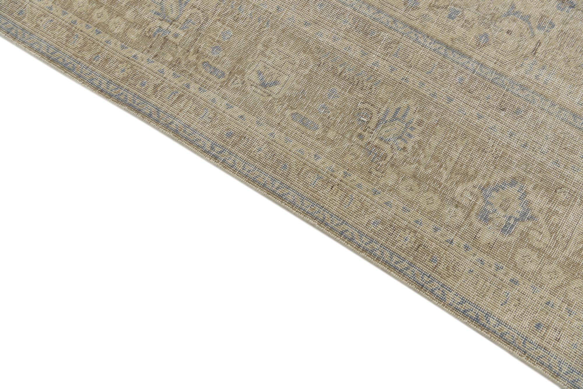 9' 5 x 12' 10 Hand Knotted Ultra Vintage Persian Wool Rug