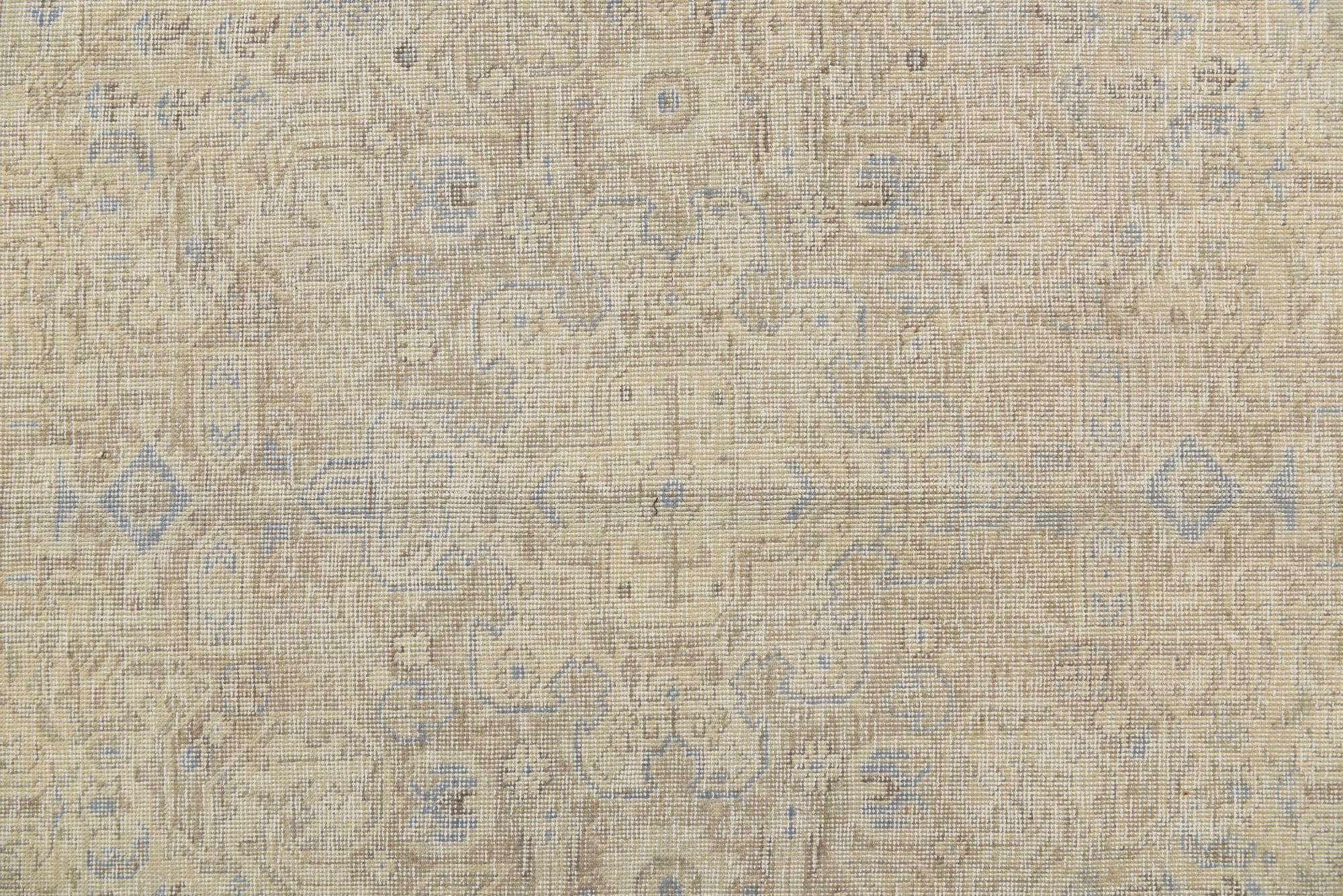 9' 5 x 12' 10 Hand Knotted Ultra Vintage Persian Wool Rug