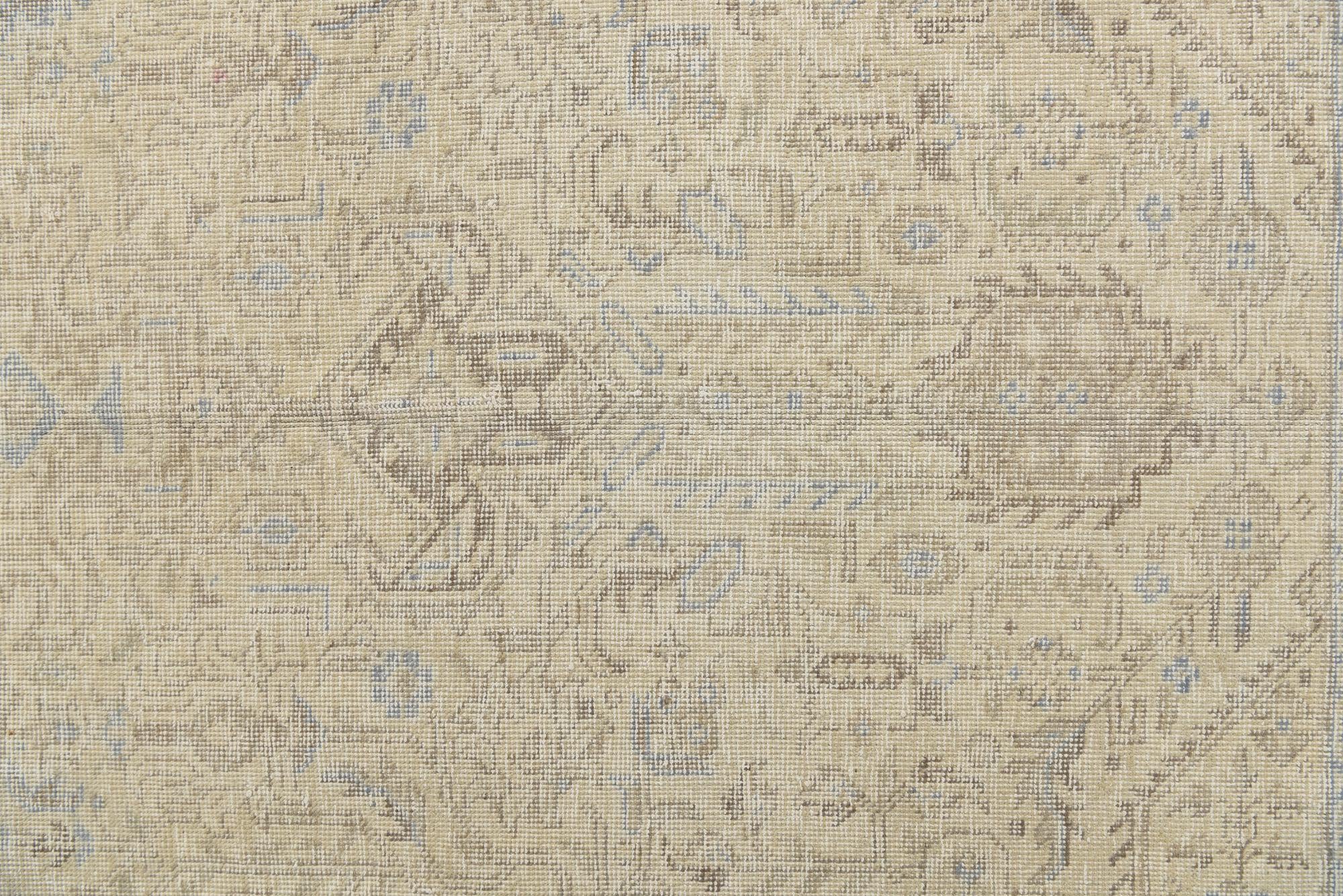 9' 5 x 12' 10 Hand Knotted Ultra Vintage Persian Wool Rug