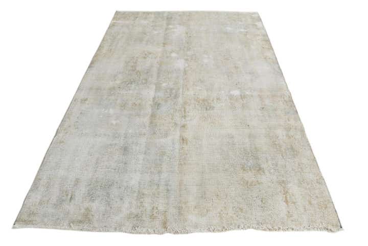 5' 10 x 9' Hand Knotted Ultra Vintage Persian Wool Rug