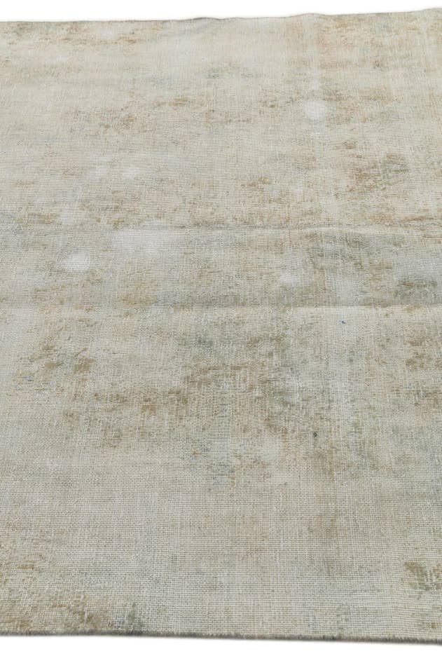 Detail image of 5' 10 x 9' Hand Knotted Ultra Vintage Persian Wool Rug