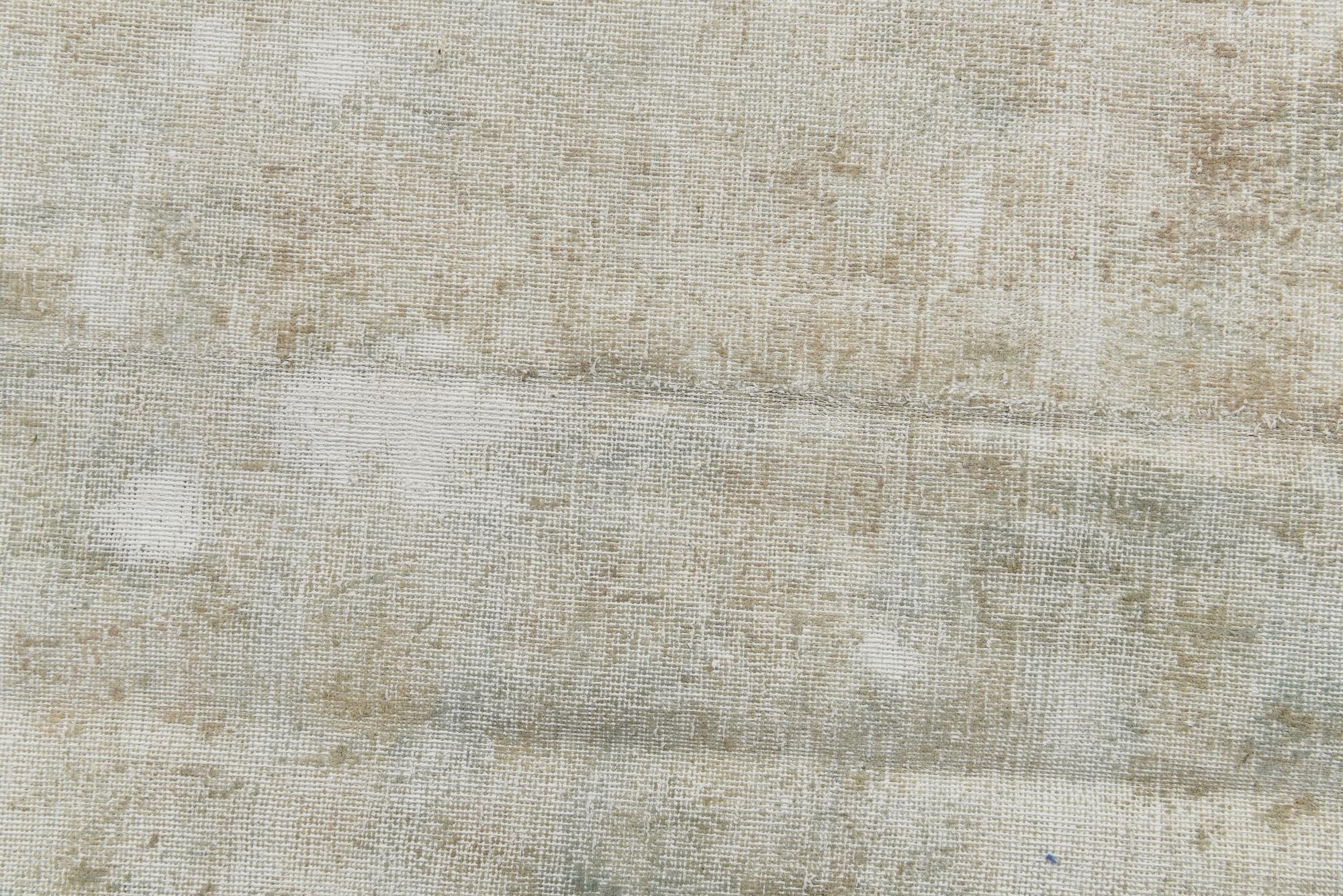 5' 10 x 9' Hand Knotted Ultra Vintage Persian Wool Rug