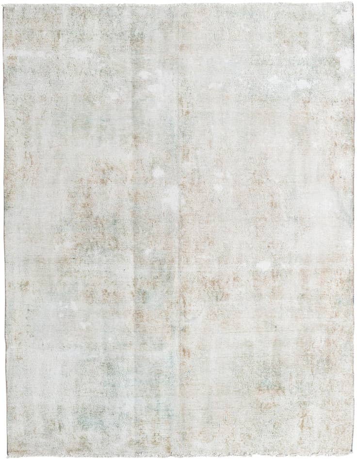 Detail image of 5' 10 x 9' Hand Knotted Ultra Vintage Persian Wool Rug