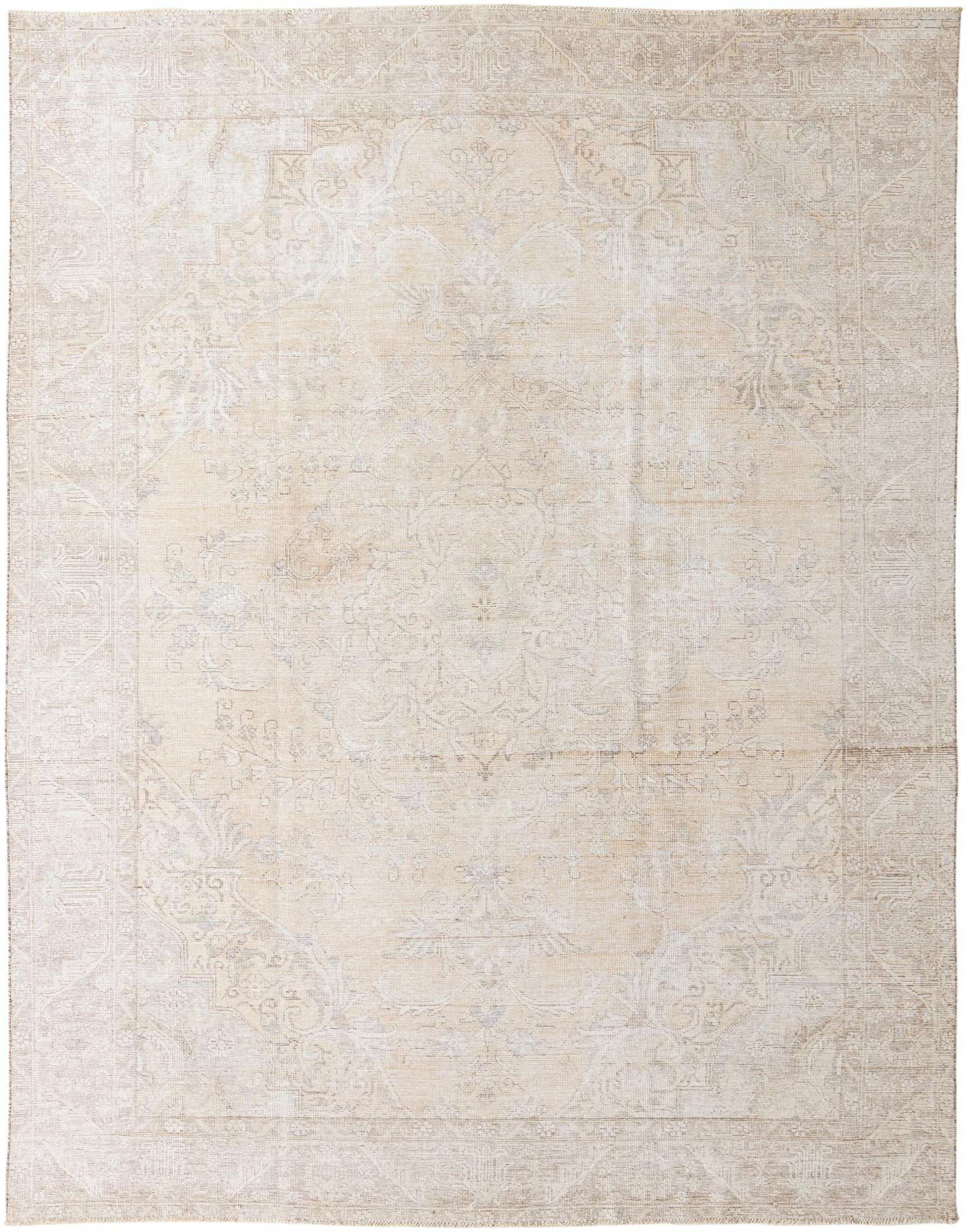 9' 4 x 12' 3 Hand Knotted Ultra Vintage Persian Wool Rug