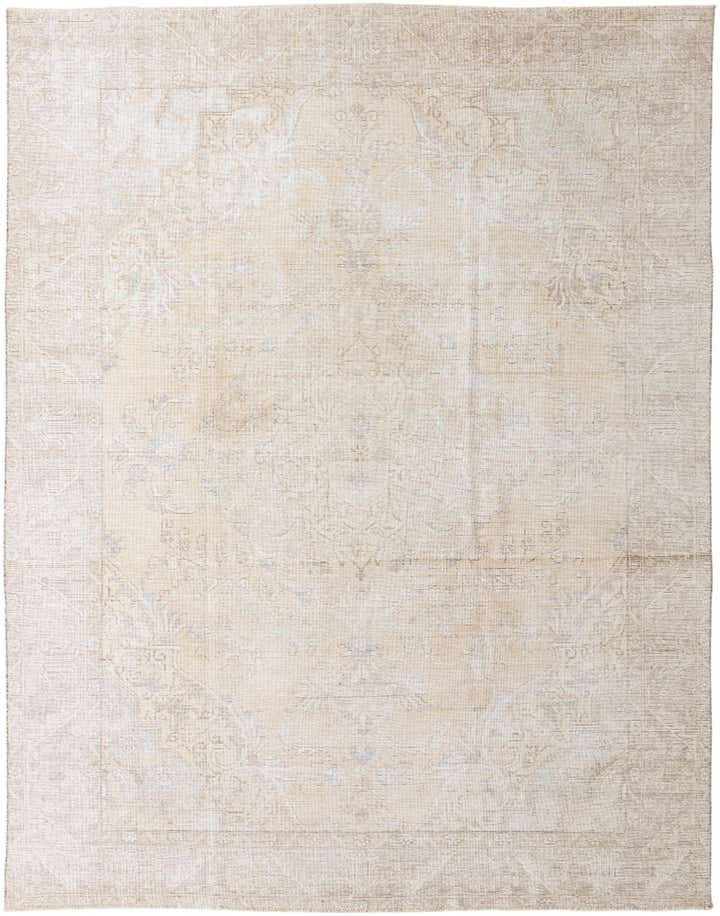 9' 4 x 12' 3 Hand Knotted Ultra Vintage Persian Wool Rug