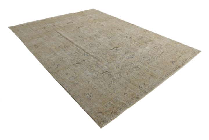 9' 2 x 12' 5 Hand Knotted Ultra Vintage Persian Wool Rug