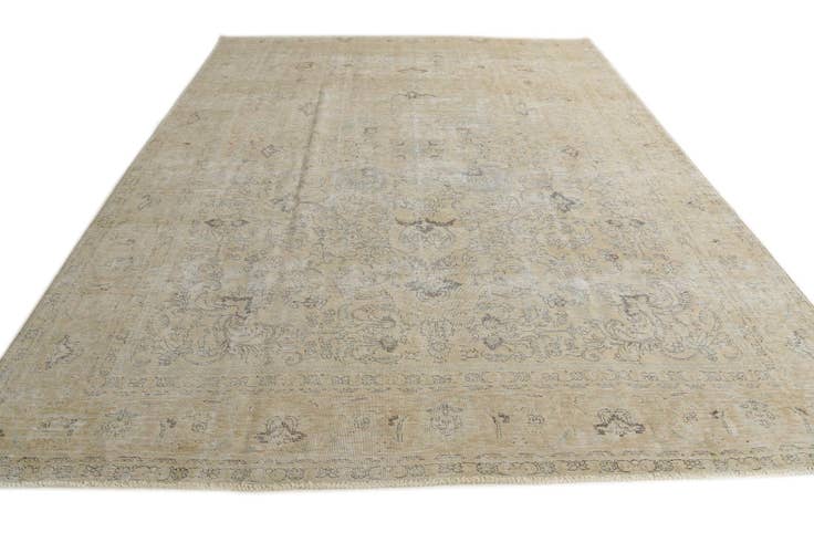 Detail image of 9' 2 x 12' 5 Hand Knotted Ultra Vintage Persian Wool Rug