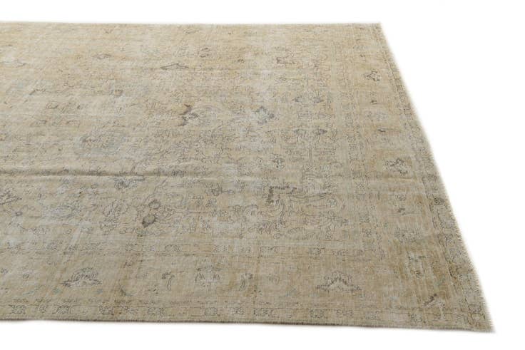 Detail image of 9' 2 x 12' 5 Hand Knotted Ultra Vintage Persian Wool Rug