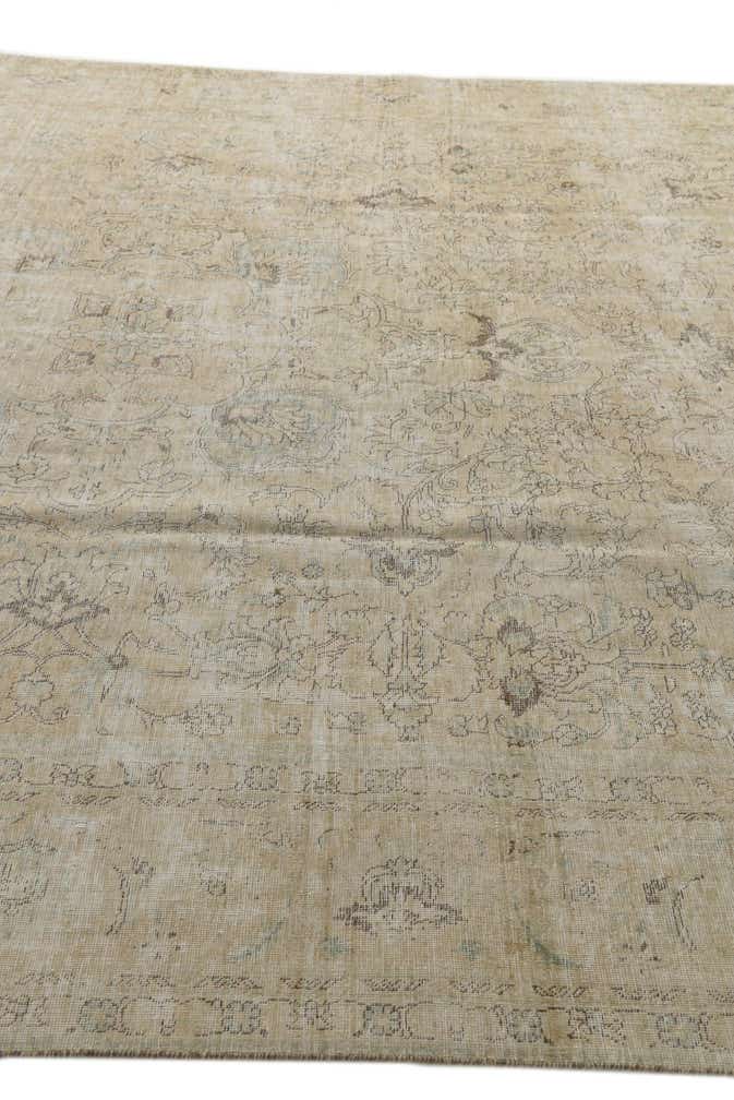 9' 2 x 12' 5 Hand Knotted Ultra Vintage Persian Wool Rug