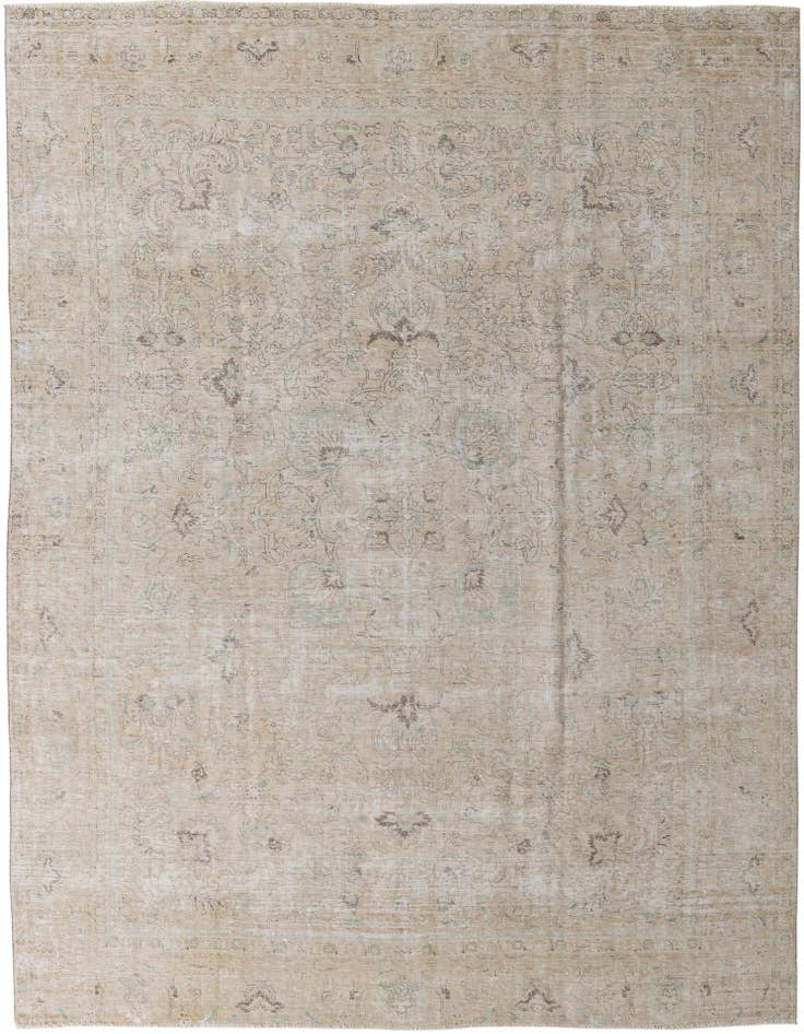 Detail image of 9' 2 x 12' 5 Hand Knotted Ultra Vintage Persian Wool Rug