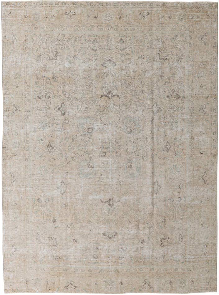Detail image of 9' 2 x 12' 5 Hand Knotted Ultra Vintage Persian Wool Rug