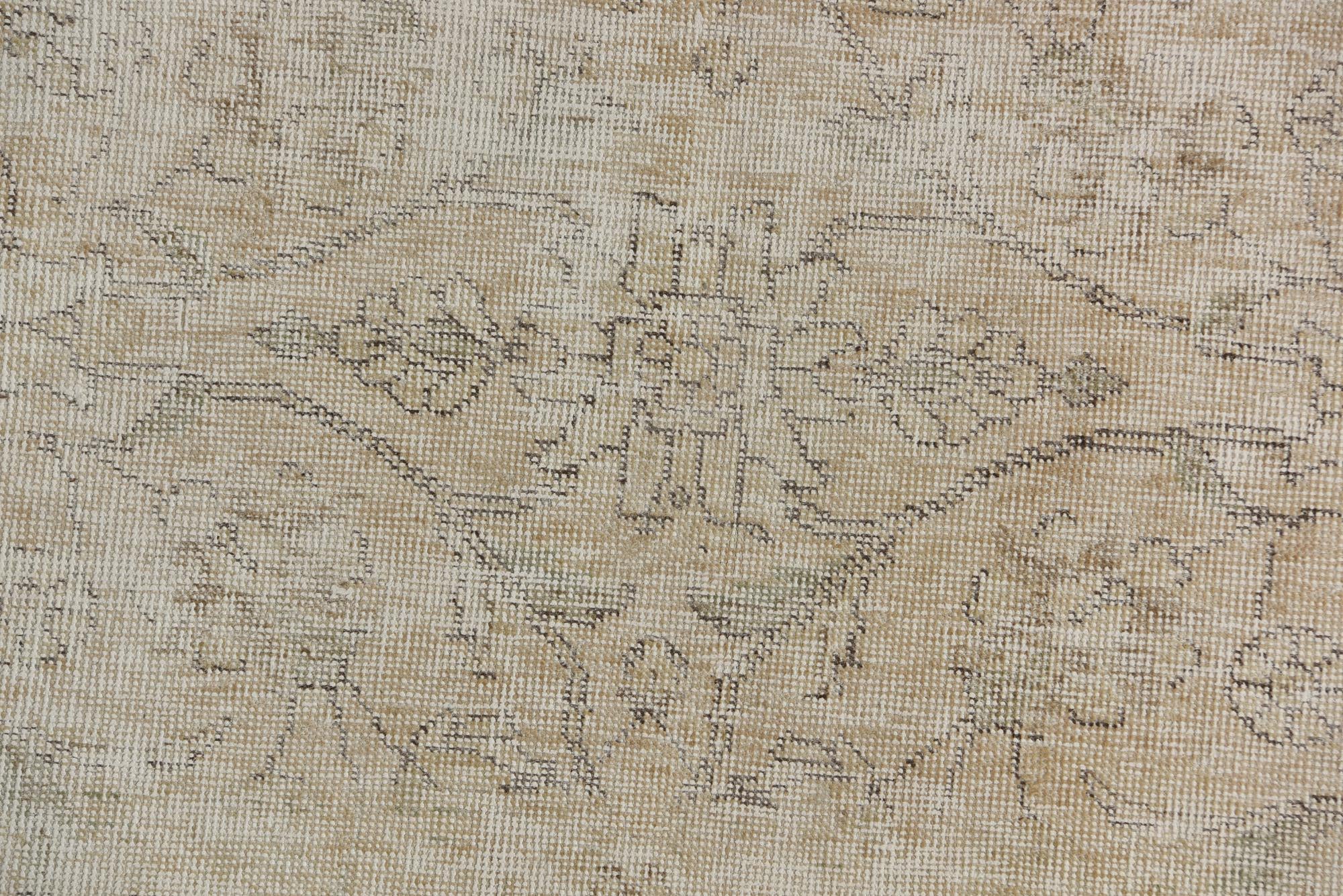 9' 6 x 12' Hand Knotted Ultra Vintage Persian Wool Rug