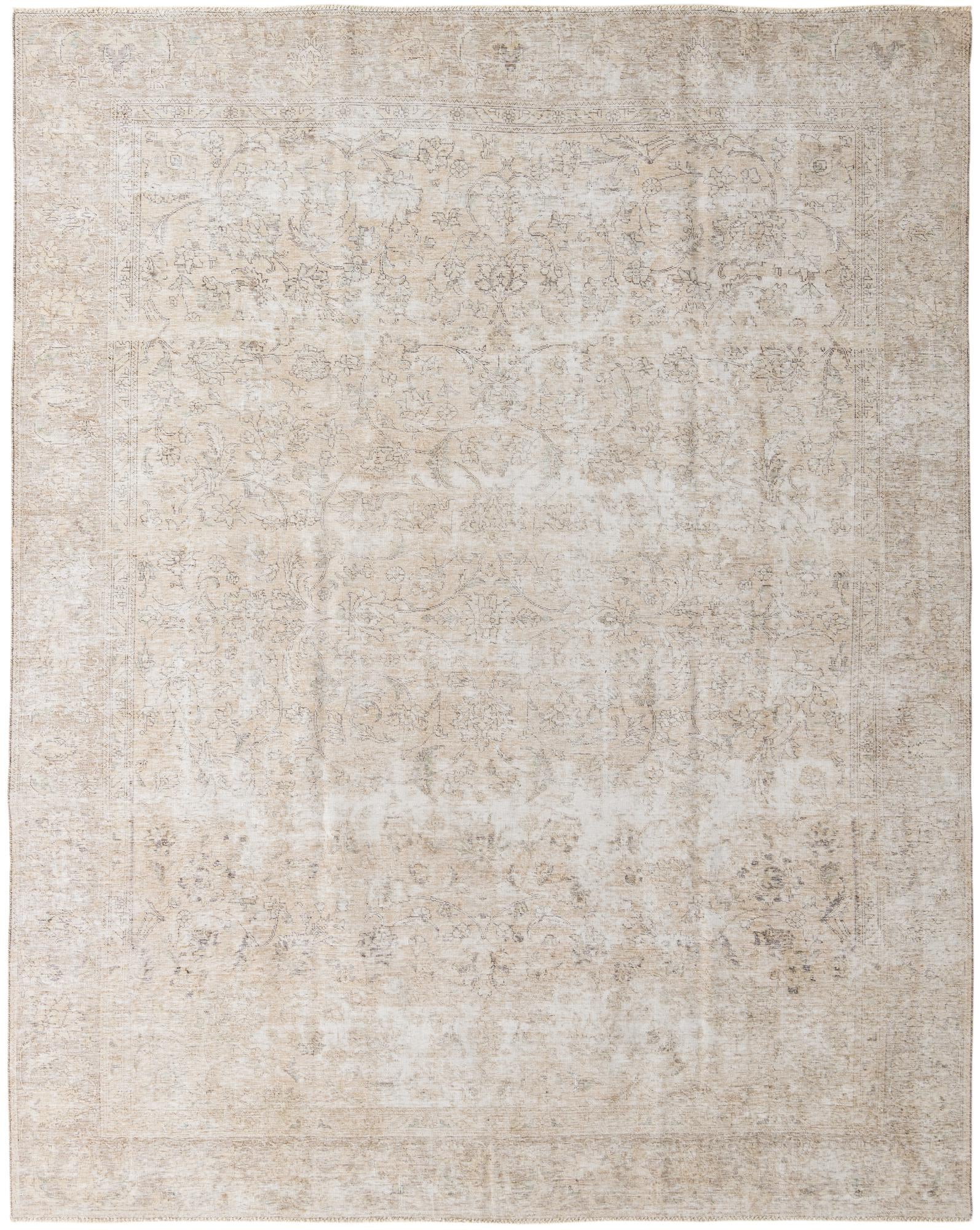 9' 6 x 12' Hand Knotted Ultra Vintage Persian Wool Rug