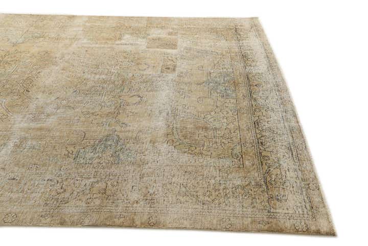 8' x 11' Hand Knotted Ultra Vintage Persian Wool Rug