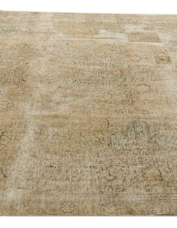 Detail image of 8' x 11'  Hand Knotted Ultra Vintage Persian Wool Rug