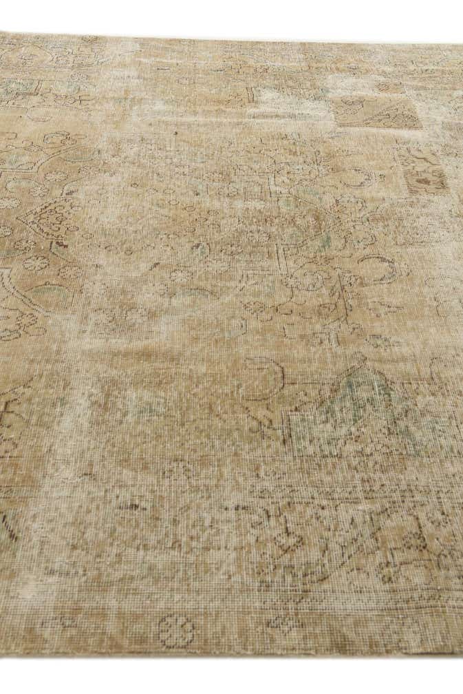 8' x 11' Hand Knotted Ultra Vintage Persian Wool Rug