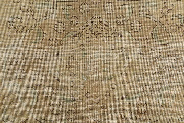 8' x 11' Hand Knotted Ultra Vintage Persian Wool Rug