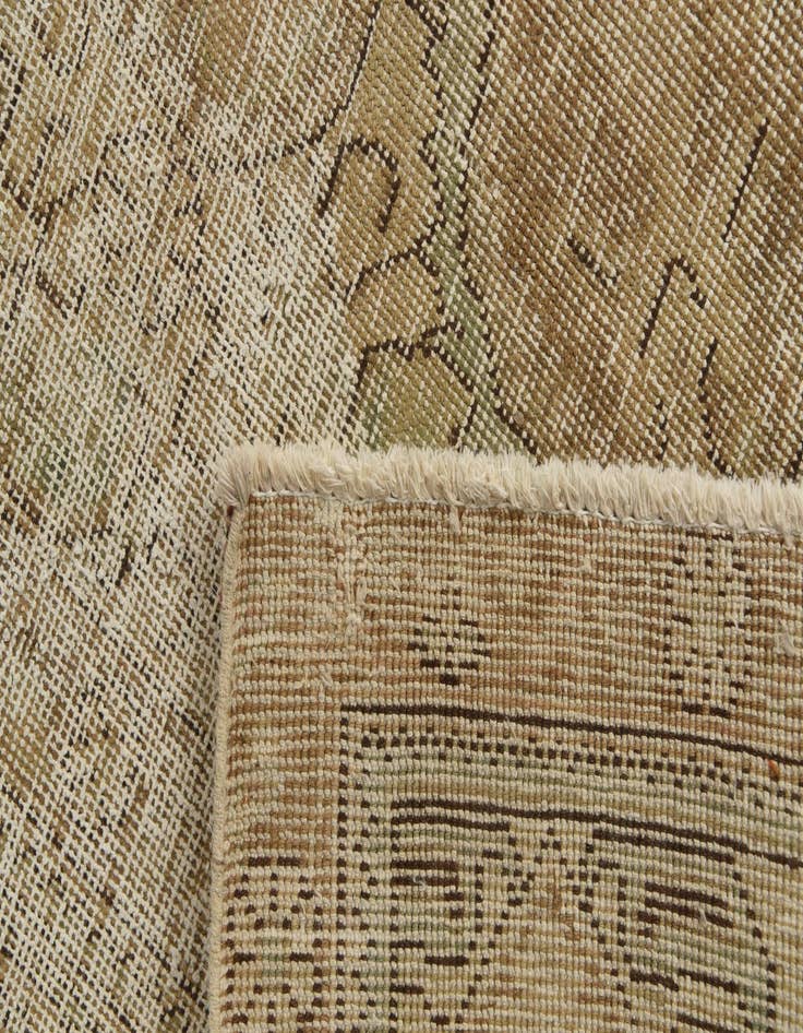 Detail image of 8' x 11'  Hand Knotted Ultra Vintage Persian Wool Rug