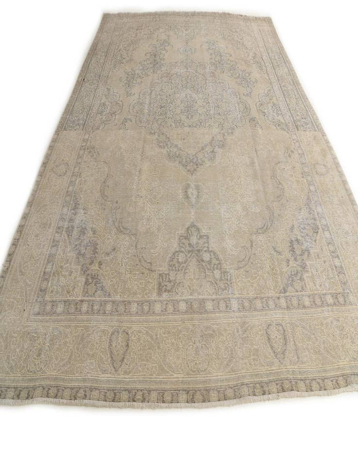 Detail image of 9' 8 x 12' 6  Hand Knotted Ultra Vintage Persian Wool Rug