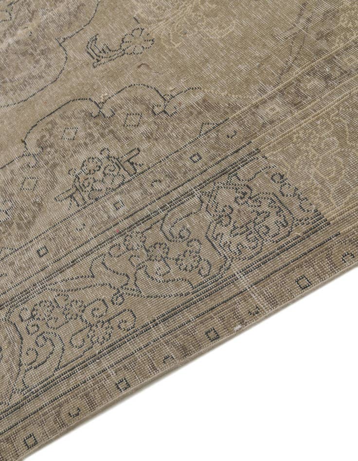 Detail image of 9' 8 x 12' 6  Hand Knotted Ultra Vintage Persian Wool Rug