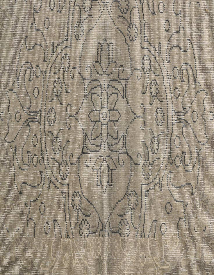 Detail image of 9' 8 x 12' 6  Hand Knotted Ultra Vintage Persian Wool Rug