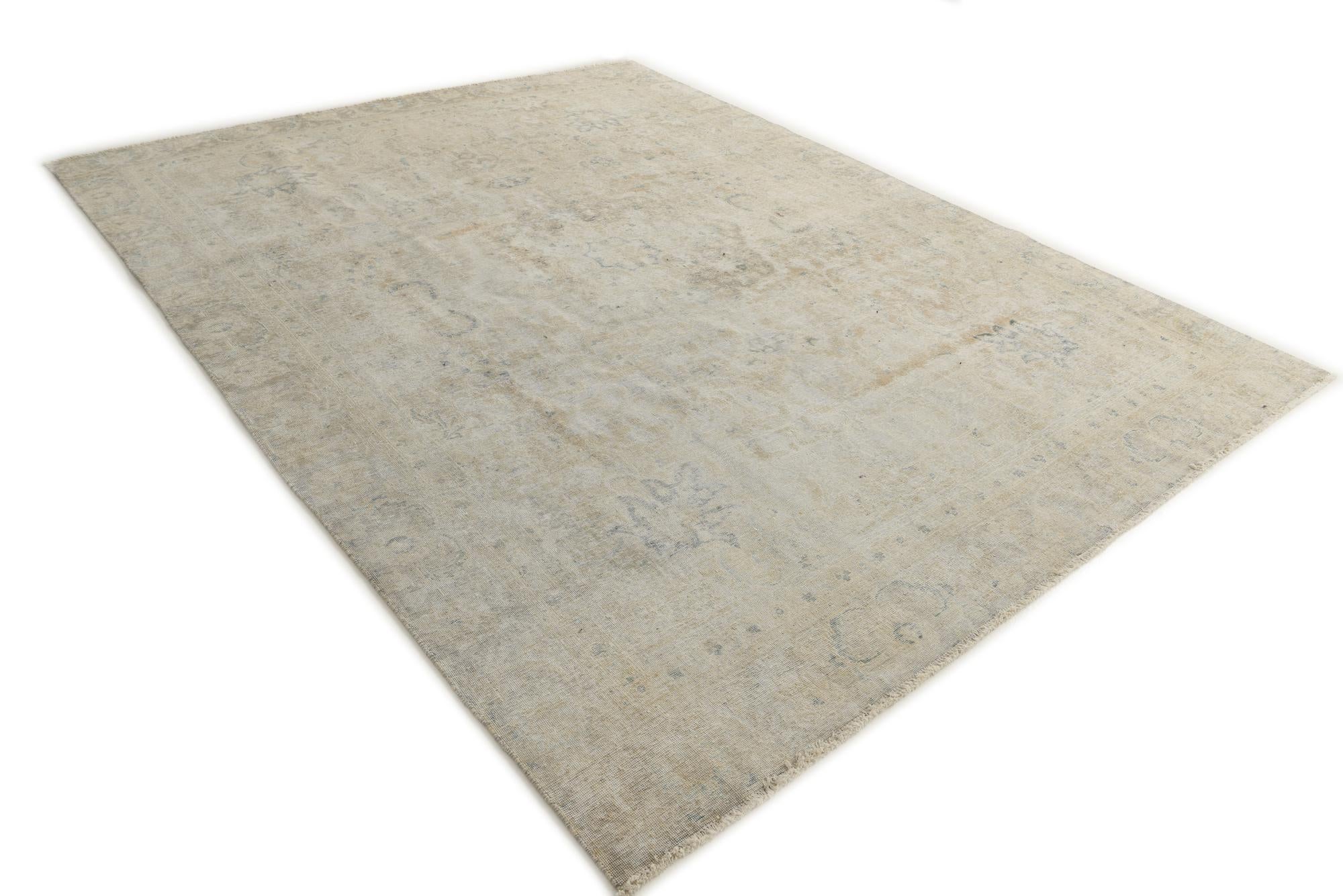 8' 10 x 11' 9 Hand Knotted Ultra Vintage Persian Wool Rug