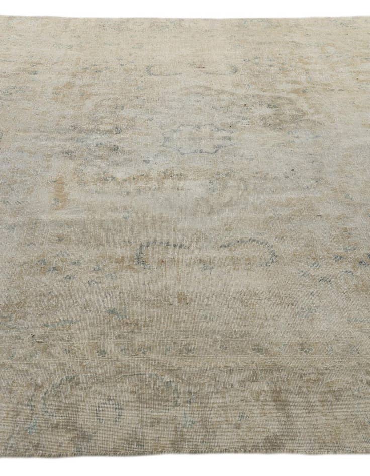 Detail image of 8' 10 x 11' 9  Hand Knotted Ultra Vintage Persian Wool Rug