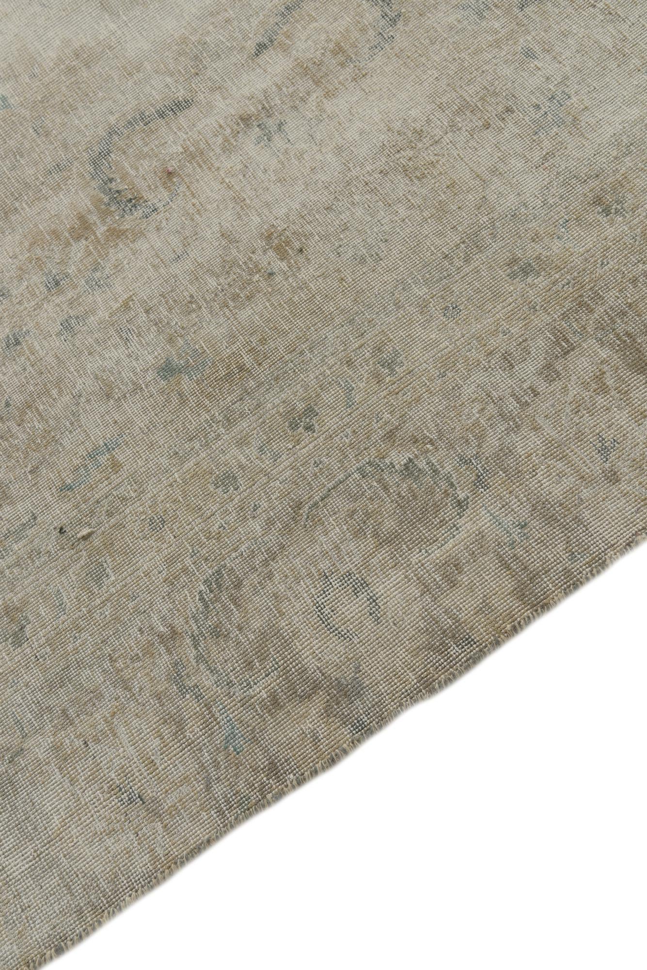 8' 10 x 11' 9 Hand Knotted Ultra Vintage Persian Wool Rug