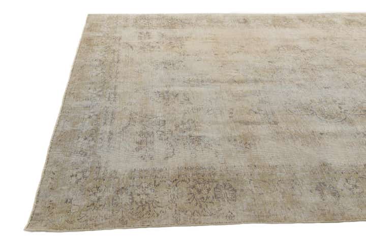 7' 9 x 10' 10 Hand Knotted Ultra Vintage Persian Wool Rug