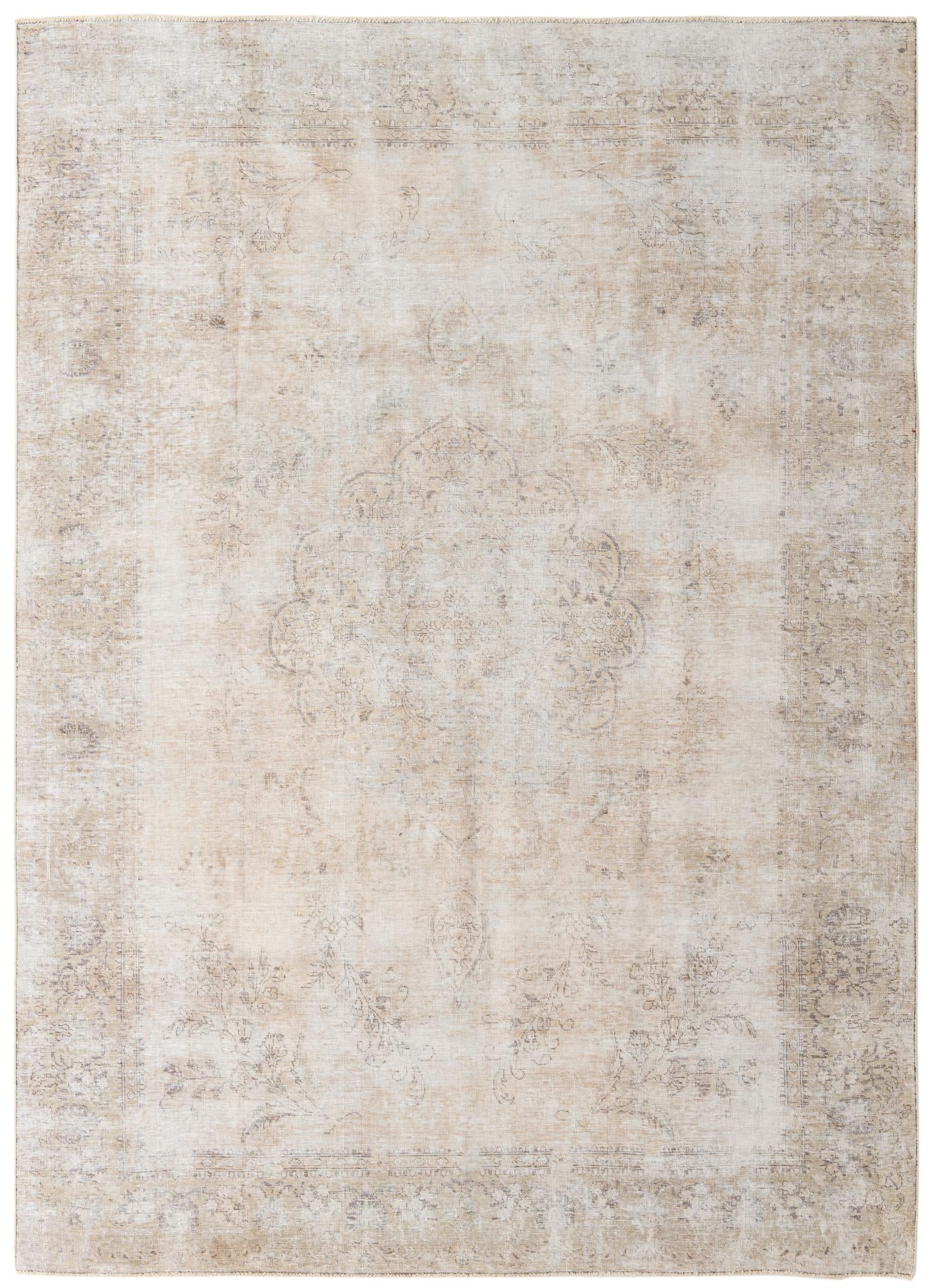 7' 9 x 10' 10 Hand Knotted Ultra Vintage Persian Wool Rug