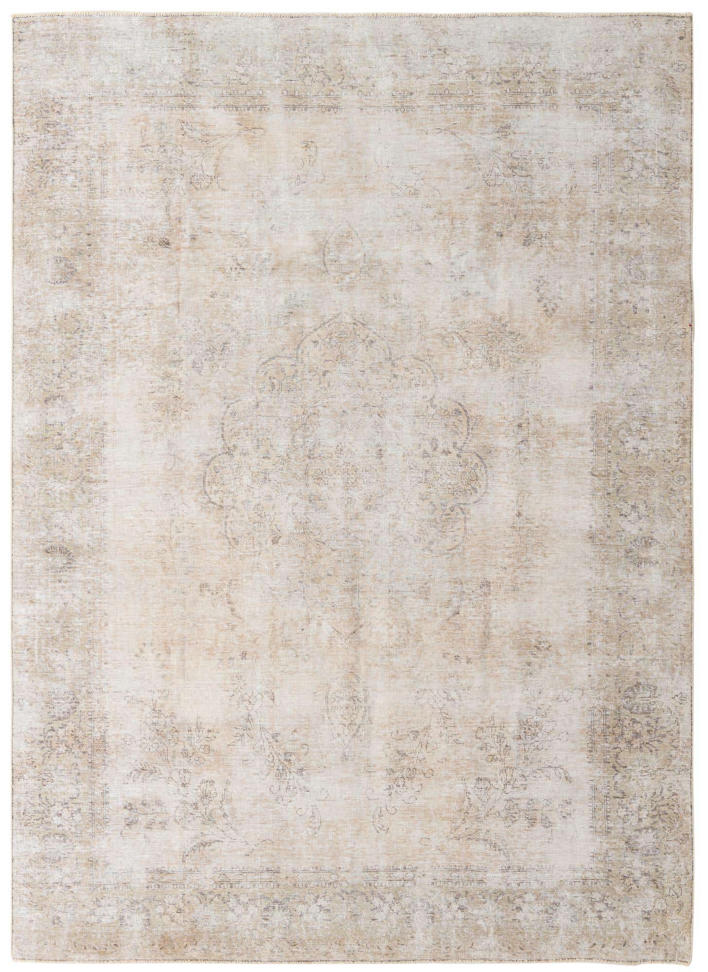 7' 9 x 10' 10 Hand Knotted Ultra Vintage Persian Wool Rug