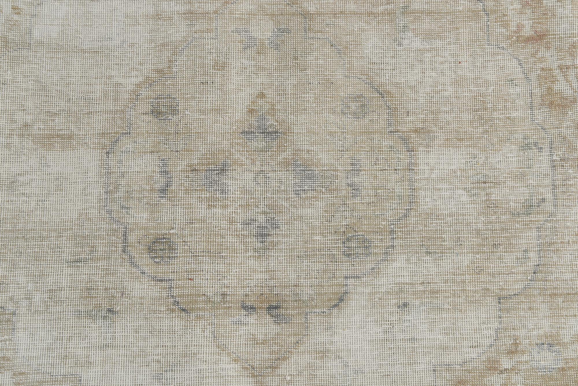 9' 9 x 12' 8 Hand Knotted Ultra Vintage Persian Wool Rug