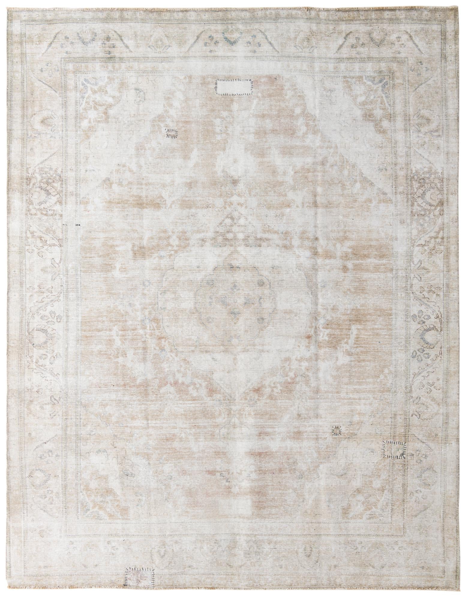 9' 9 x 12' 8 Hand Knotted Ultra Vintage Persian Wool Rug