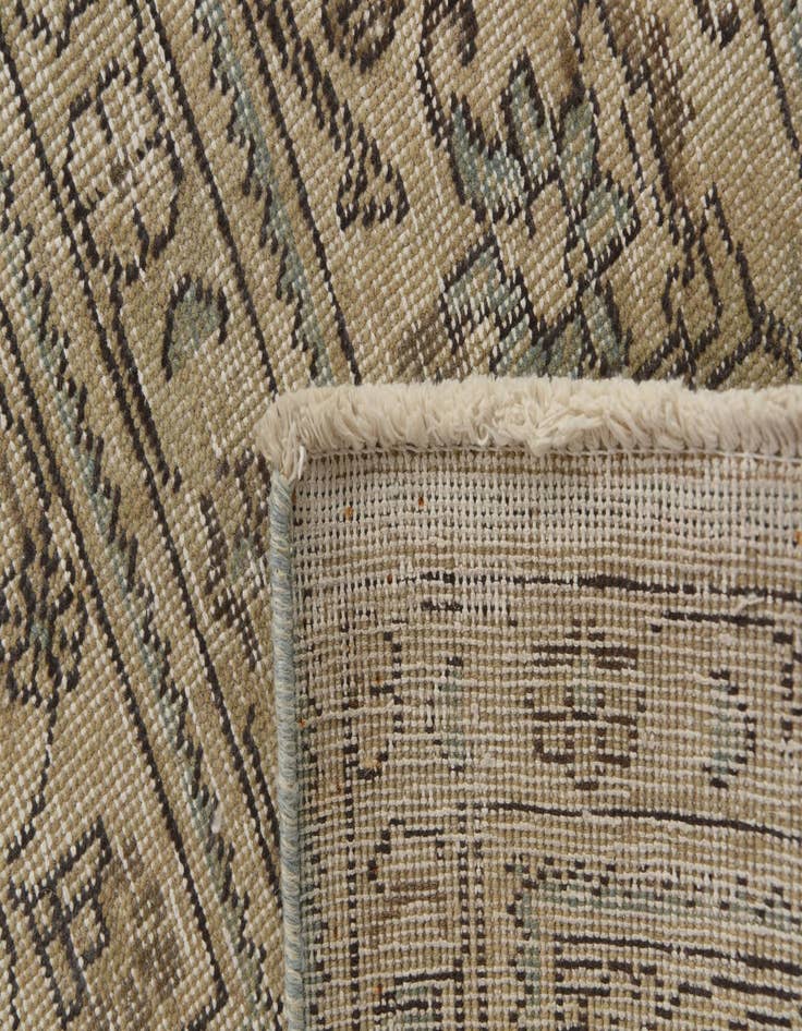 Detail image of 9' x 12'  Hand Knotted Ultra Vintage Persian Wool Rug