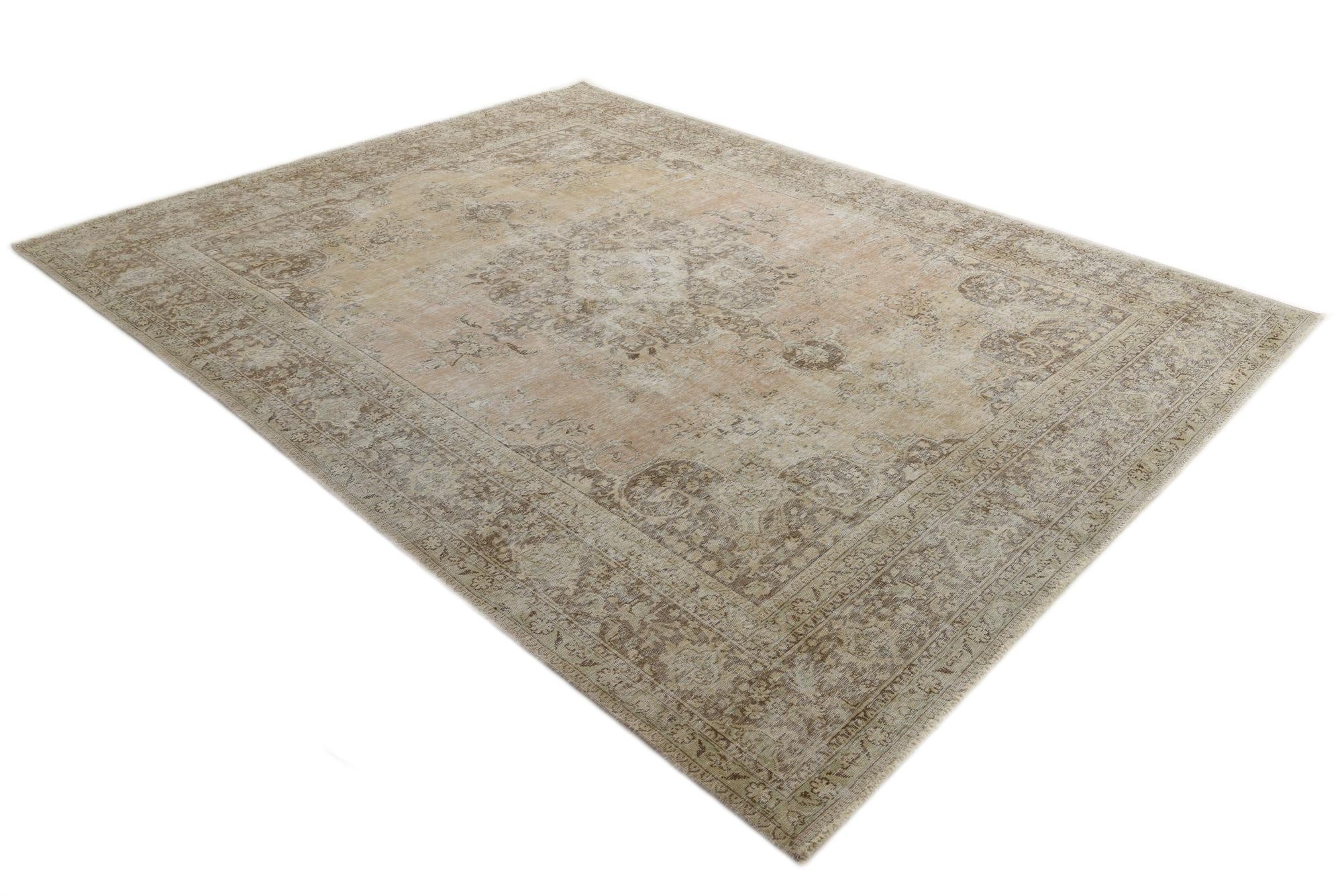 9' 9 x 12' 9 Hand Knotted Ultra Vintage Persian Wool Rug