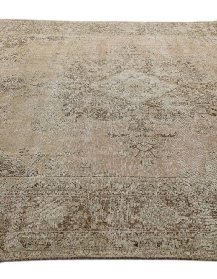 Detail image of 9' 9 x 12' 9  Hand Knotted Ultra Vintage Persian Wool Rug
