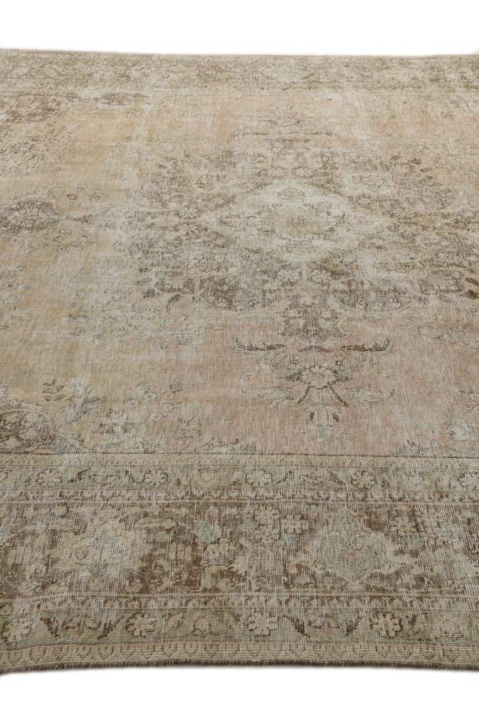 9' 9 x 12' 9 Hand Knotted Ultra Vintage Persian Wool Rug