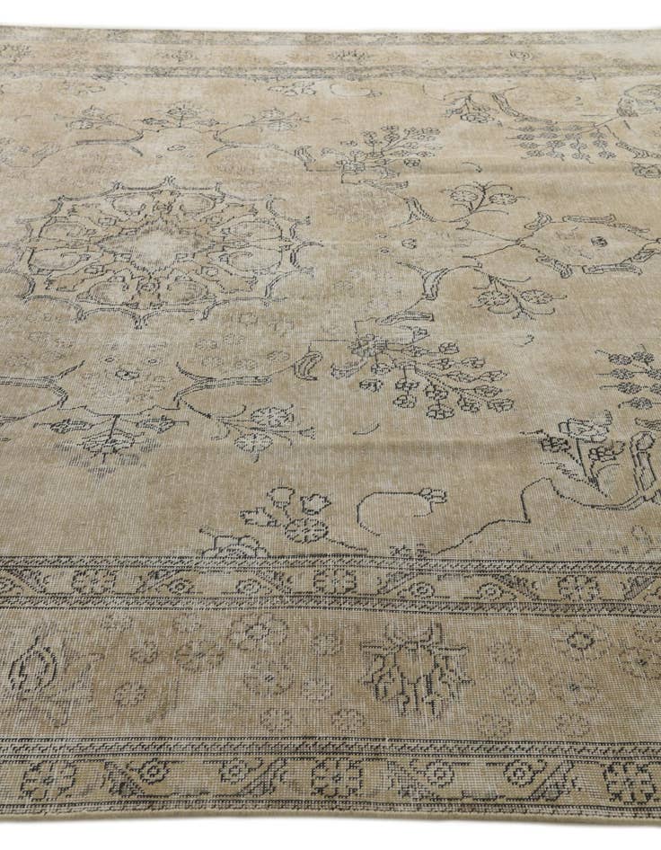 Detail image of 9' 6 x 12' 2  Hand Knotted Ultra Vintage Persian Wool Rug