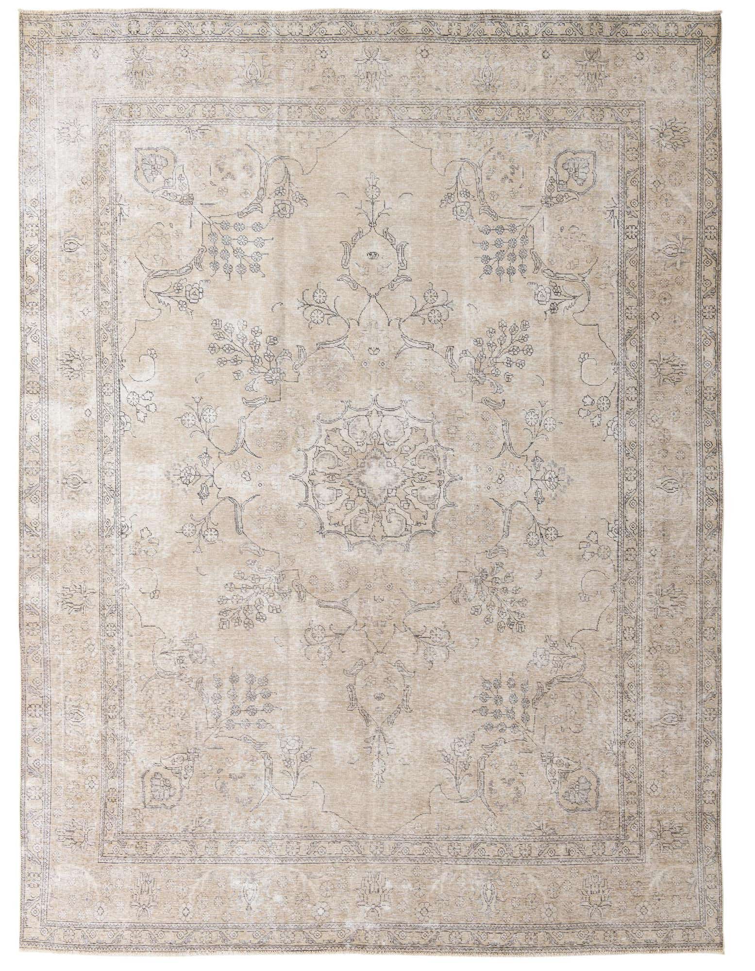 Primary image 9' 6 x 12' 2  Hand Knotted Ultra Vintage Persian Wool Rug