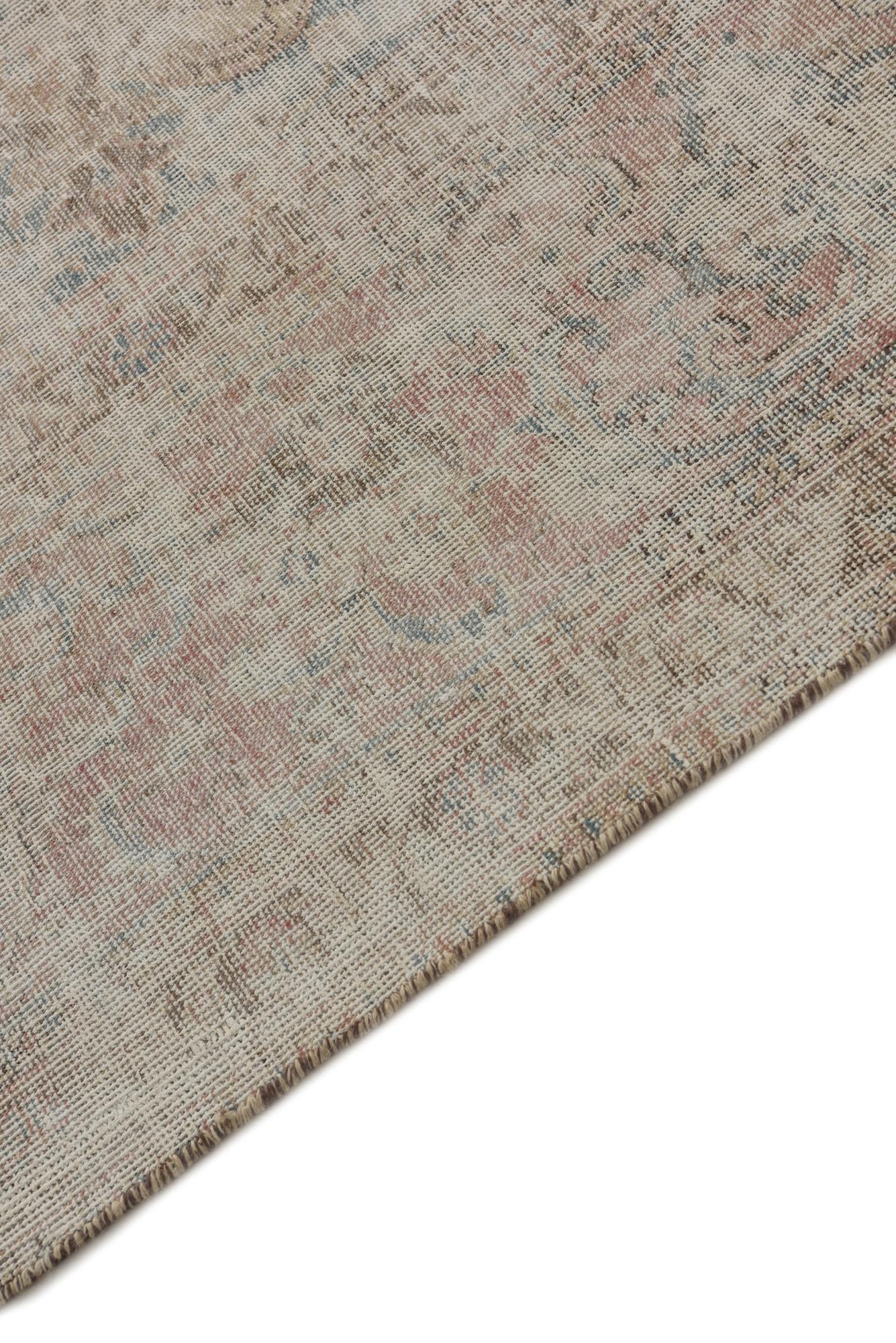 9' 8 x 13' 3 Hand Knotted Ultra Vintage Persian Wool Rug