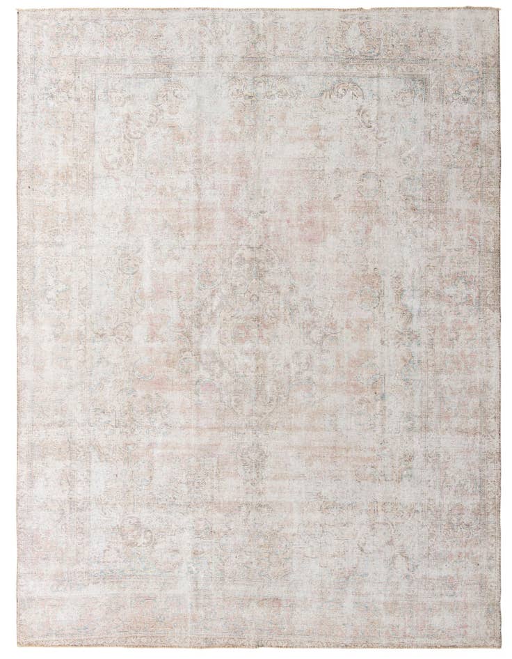 Detail image of 9' 8 x 13' 3 Hand Knotted Ultra Vintage Persian Wool Rug