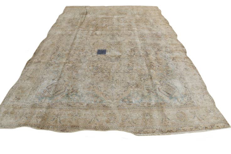 Detail image of 240cm x 340cm anudado a mano Ultra Vintage Alfombra Persa Lana